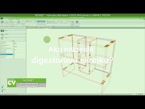Ako nakresliť digestorovú skrinku?